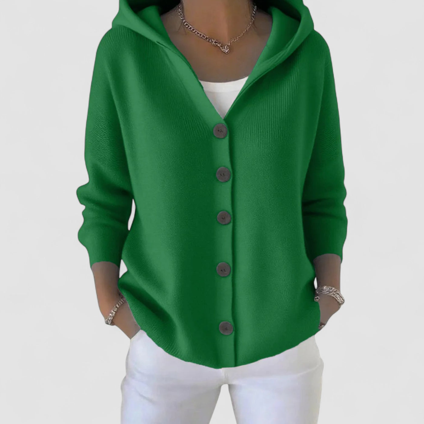 Stilhaus Bern | Elegante Kapuzenstrickjacke