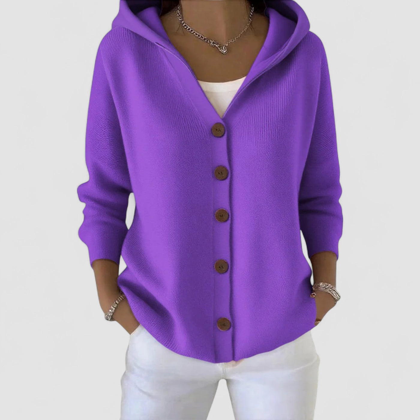 Stilhaus Bern | Elegante Kapuzenstrickjacke