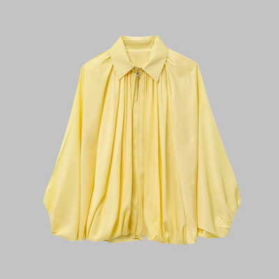 Stilhaus Bern | Drapierte Satinbluse Damen