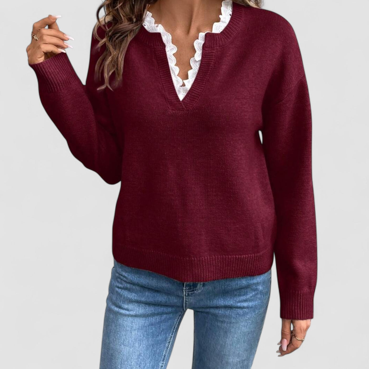 Stilhaus Bern | Spitzen Akzent Pullover