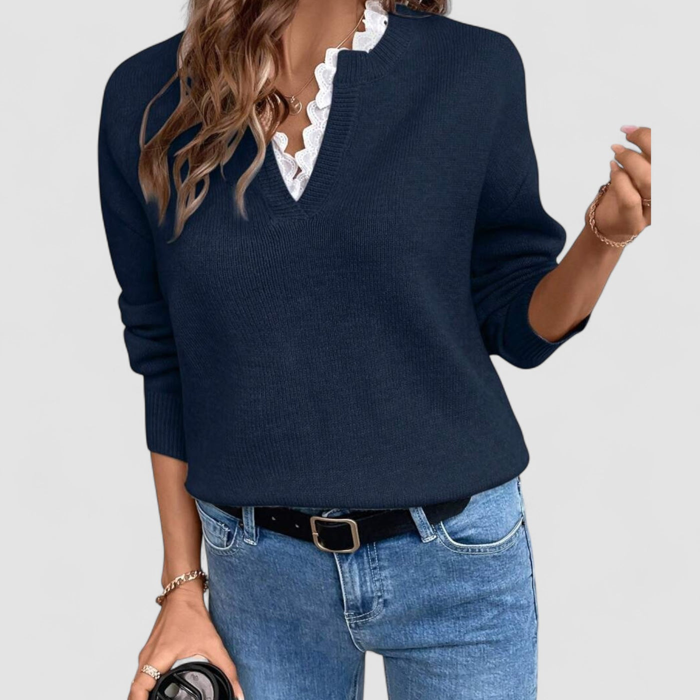 Stilhaus Bern | Spitzen Akzent Pullover