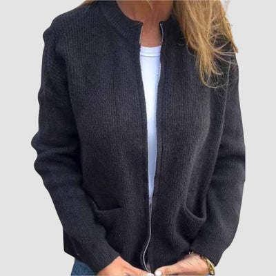 Stilhaus Bern | Reissverschluss Strick Cardigan