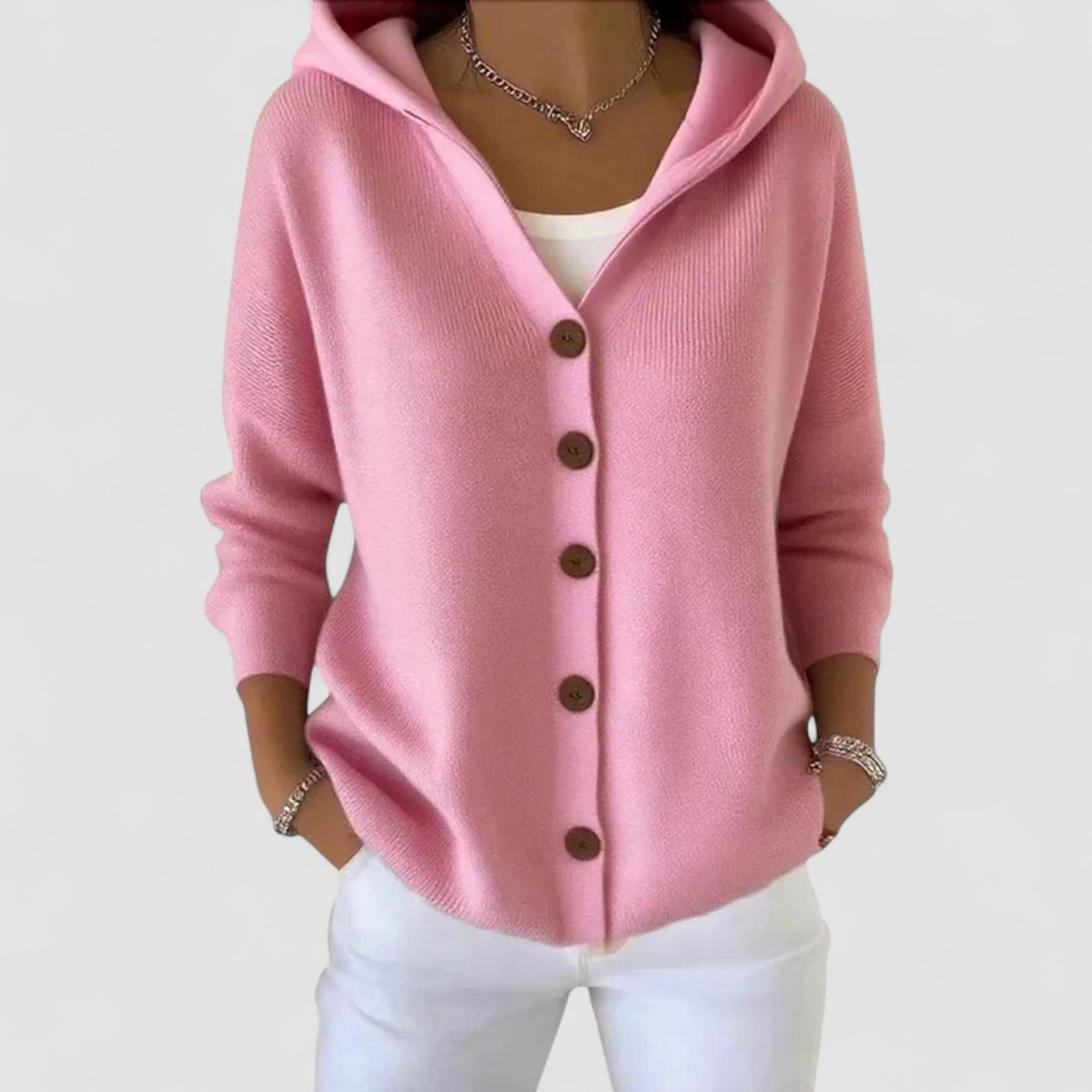 Stilhaus Bern | Elegante Kapuzenstrickjacke