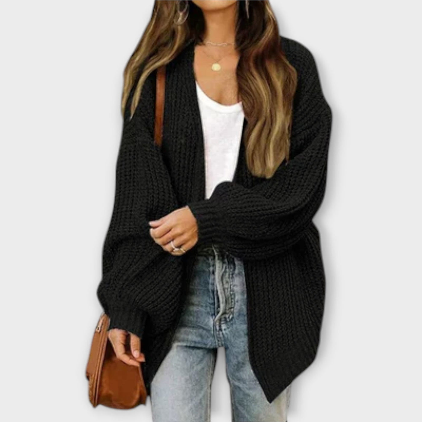 Iveta - Lässiger gestrickter Cardigan
