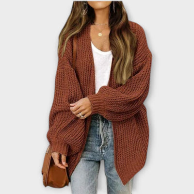 Iveta - Lässiger gestrickter Cardigan