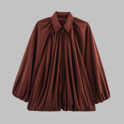 Stilhaus Bern | Drapierte Satinbluse Damen