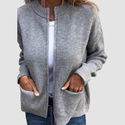 Stilhaus Bern | Reissverschluss Strick Cardigan