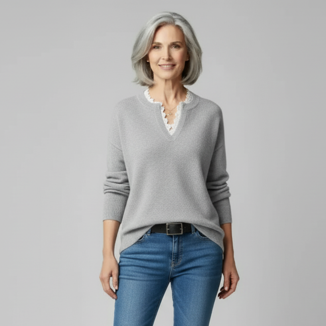 Stilhaus Bern | Spitzen Akzent Pullover