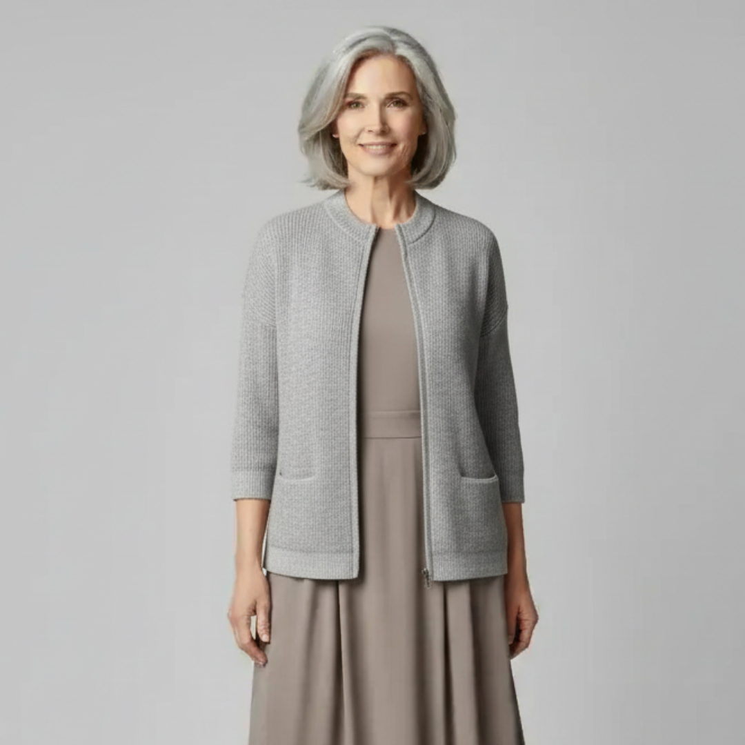 Stilhaus Bern | Reissverschluss Strick Cardigan