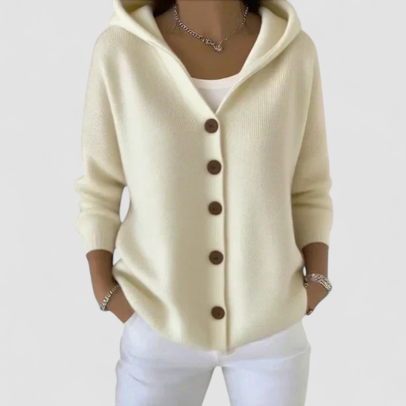Stilhaus Bern | Elegante Kapuzenstrickjacke