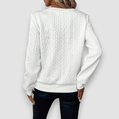 Stilhaus Bern | Strukturierter Reißverschluss-Pullover