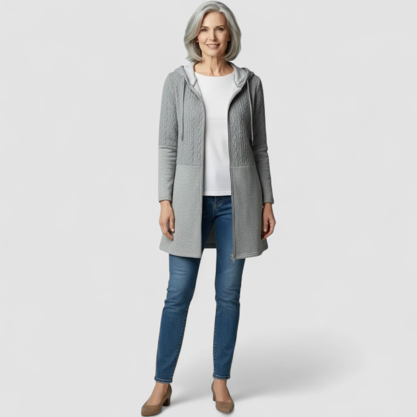 Stilhaus Bern | Strickjacke Mit Kapuze